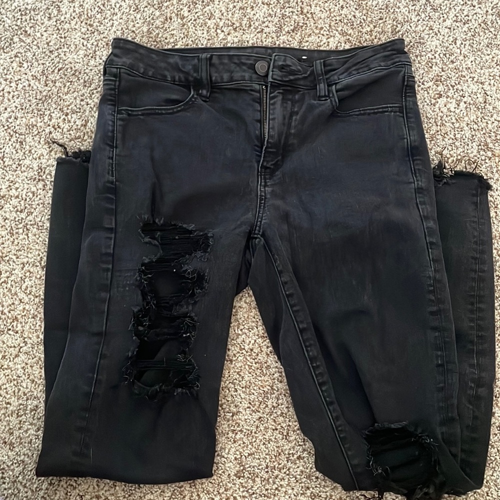 American eagle black skinny jeans.